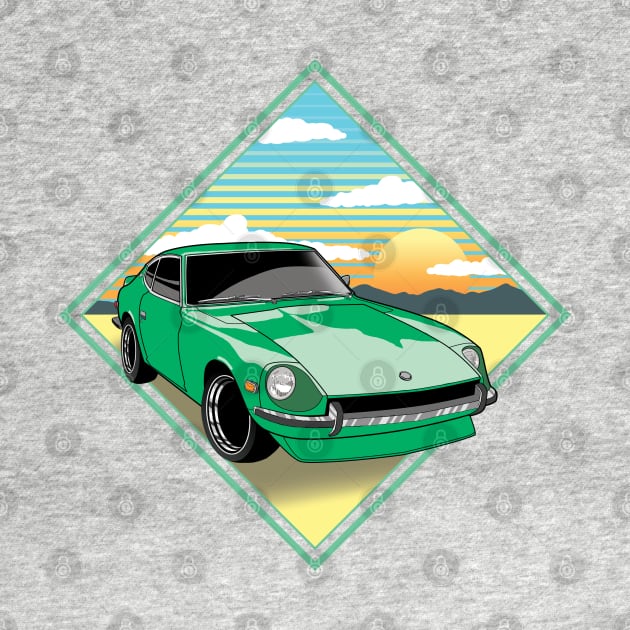 Retro Nissan Datsun S30 240Z by thesupragoddess